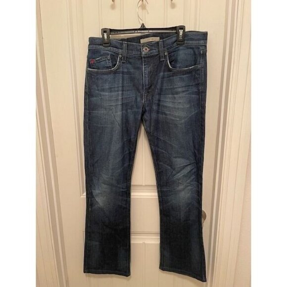 Joe's Jeans Women W33‎ Long Blue The Rocker Bootcut Denim BOOTCUT JAPENESE DENIM - Picture 1 of 16